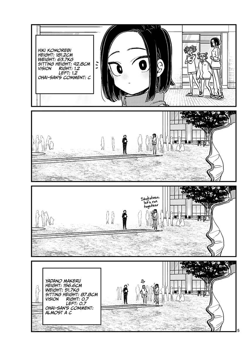 Komi-san wa Komyushou Desu Chapter 346 page 5 - Chapter 346: Third Year's Physical Measurements