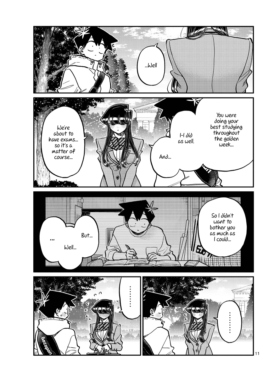 Komi-san wa Komyushou Desu Chapter 348 page 11 - Chapter 348: University Tour