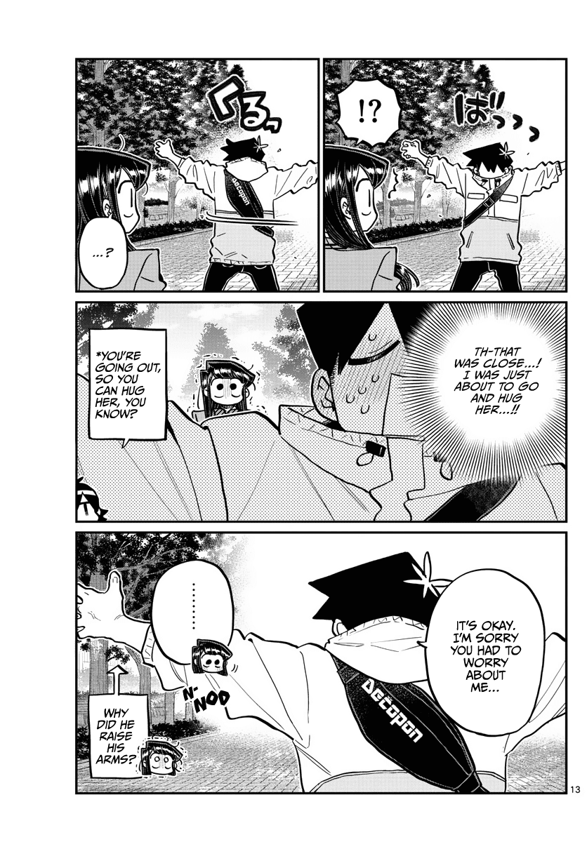 Komi-san wa Komyushou Desu Chapter 348 page 13 - Chapter 348: University Tour