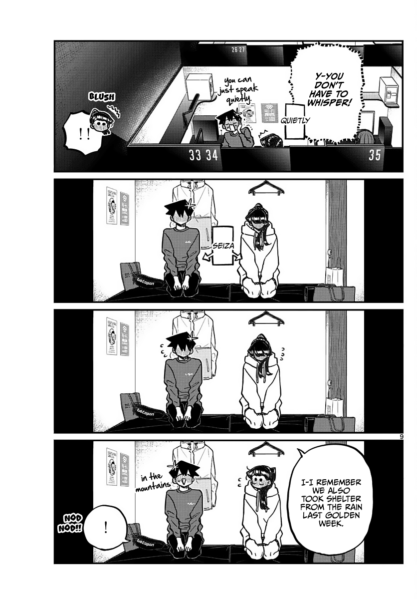 Komi-san wa Komyushou Desu Chapter 349 page 10 - Chapter 349: University Tour 2