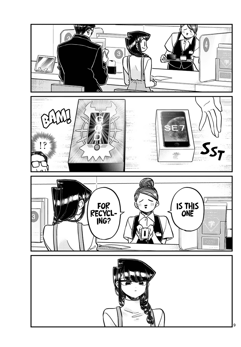 Komi-san wa Komyushou Desu Chapter 350 page 10 - Chapter 350: New Phone