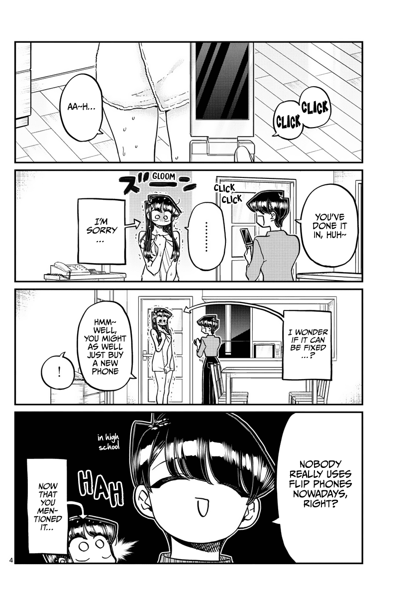 Komi-san wa Komyushou Desu Chapter 350 page 5 - Chapter 350: New Phone