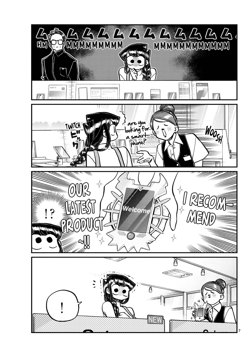 Komi-san wa Komyushou Desu Chapter 350 page 8 - Chapter 350: New Phone
