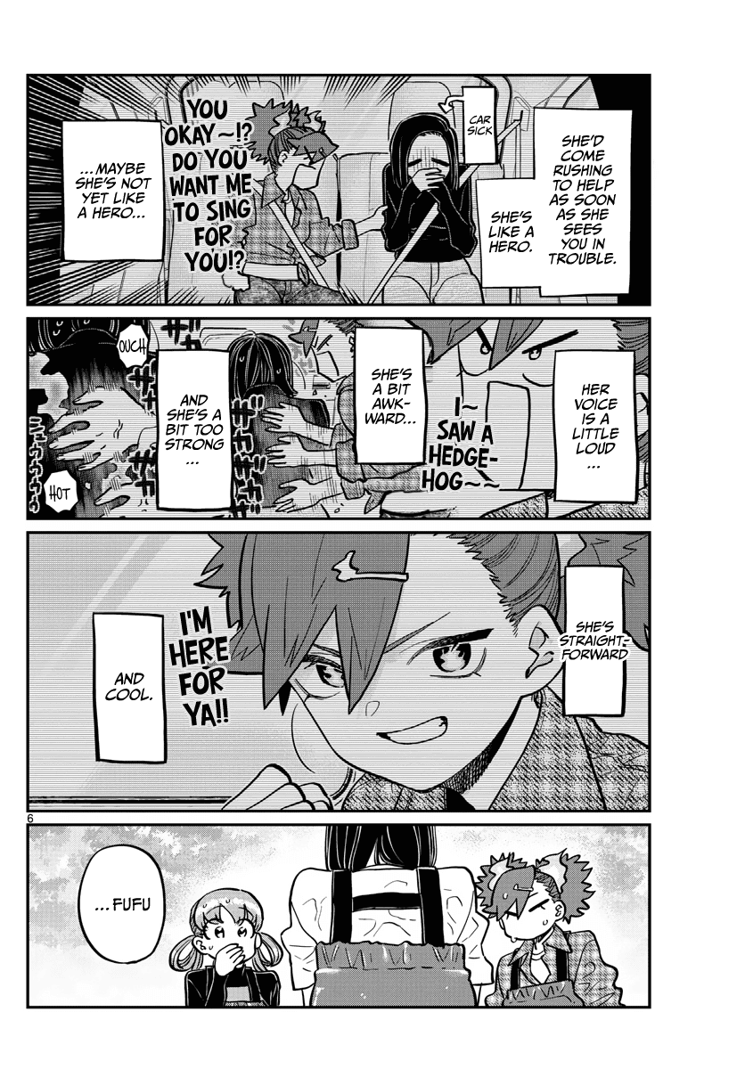 Komi-san wa Komyushou Desu Chapter 351 page 6 - Chapter 351: Mountain Stream Fishing