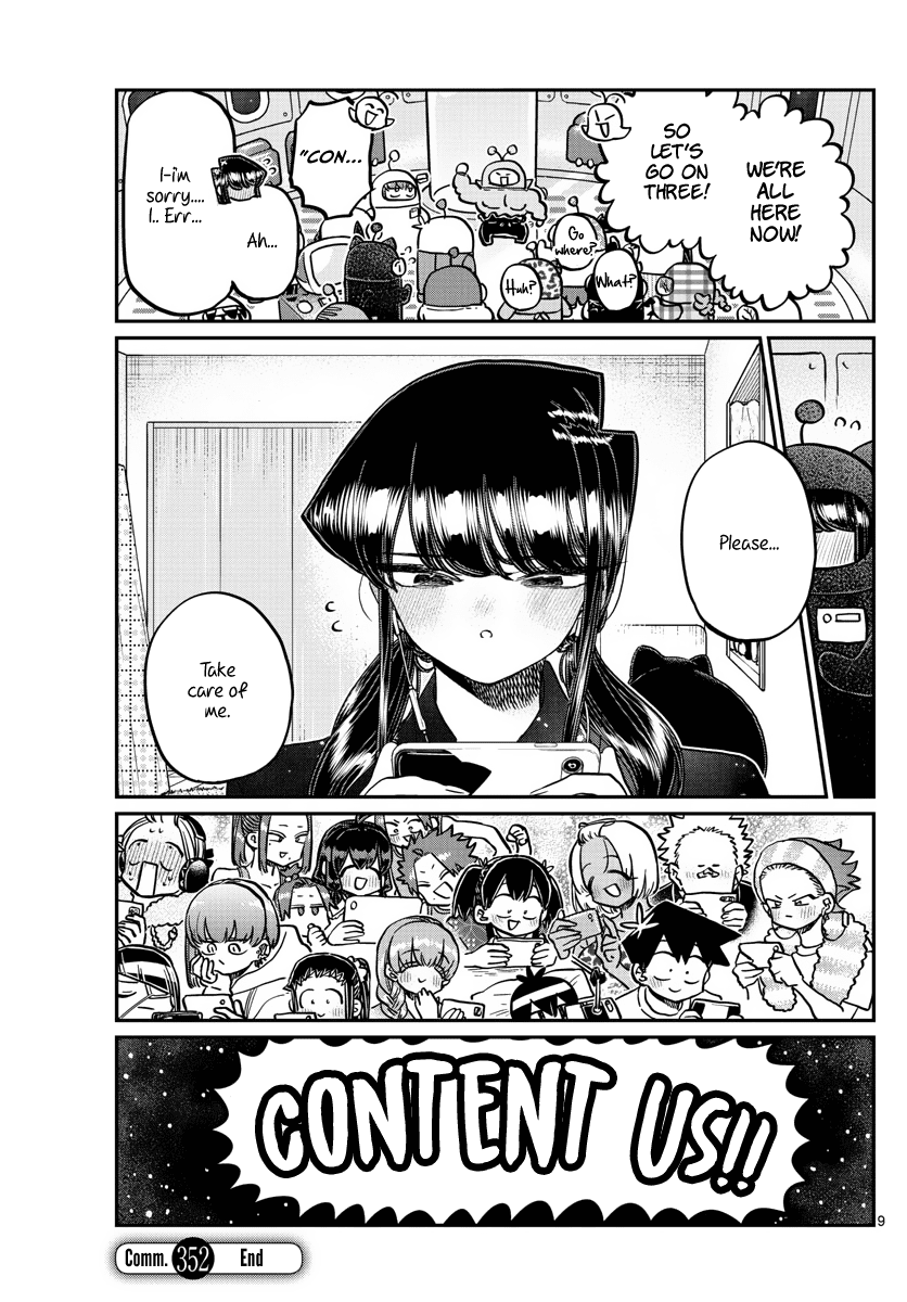Komi-san wa Komyushou Desu Chapter 352 page 9 - Chapter 352: Participants