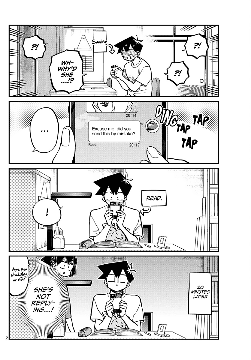 Komi-san wa Komyushou Desu Chapter 355 page 2 - Chapter 355: Taking a Selfie (Second Part)