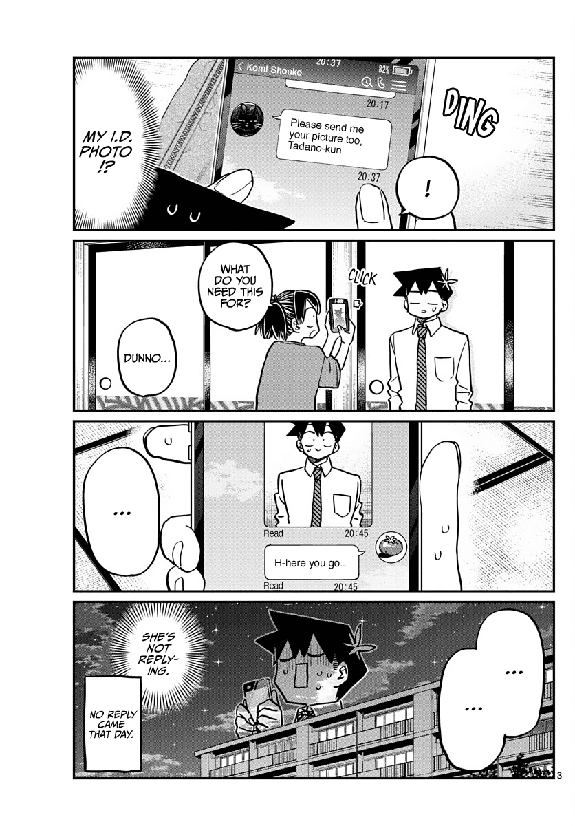 Komi-san wa Komyushou Desu Chapter 355 page 3 - Chapter 355: Taking a Selfie (Second Part)