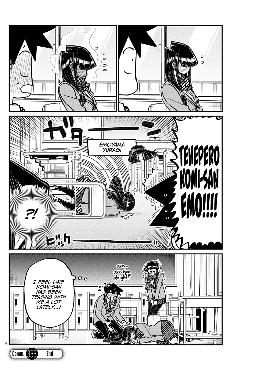 Komi-san wa Komyushou Desu Chapter 355 page 6 - Chapter 355: Taking a Selfie (Second Part)