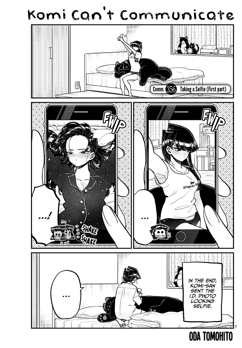 Komi-san wa Komyushou Desu Chapter 356 page 1 - Chapter 356: Taking a Selfie (First Part)