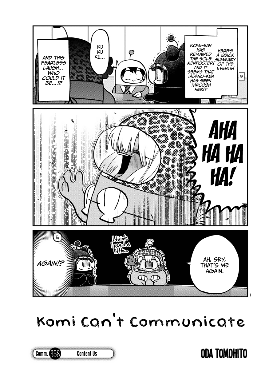 Komi-san wa Komyushou Desu Chapter 358 page 1 - Chapter 358: Content Us