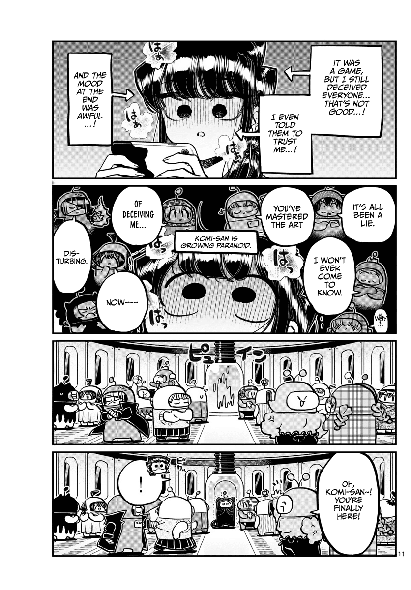 Komi-san wa Komyushou Desu Chapter 358 page 11 - Chapter 358: Content Us