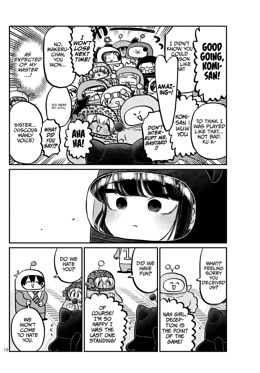 Komi-san wa Komyushou Desu Chapter 358 page 12 - Chapter 358: Content Us