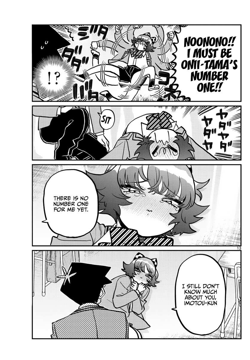 Komi-san wa Komyushou Desu Chapter 359 page 13 - Chapter 359: Ribbon-chan