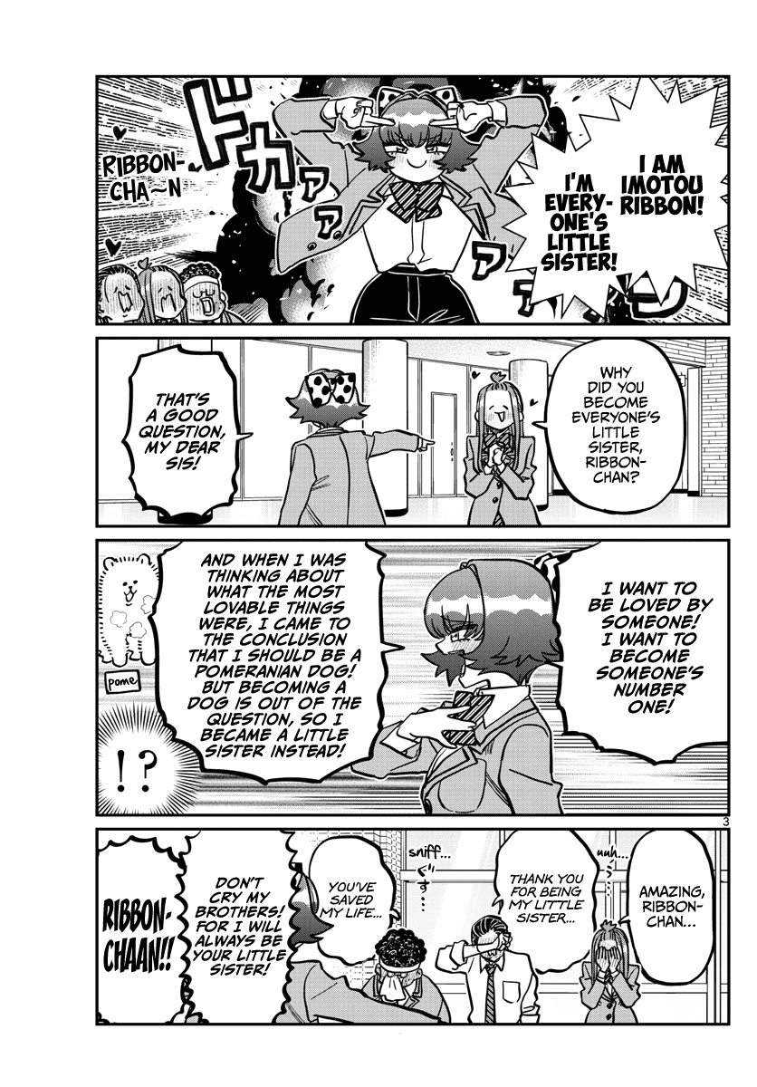 Komi-san wa Komyushou Desu Chapter 359 page 3 - Chapter 359: Ribbon-chan