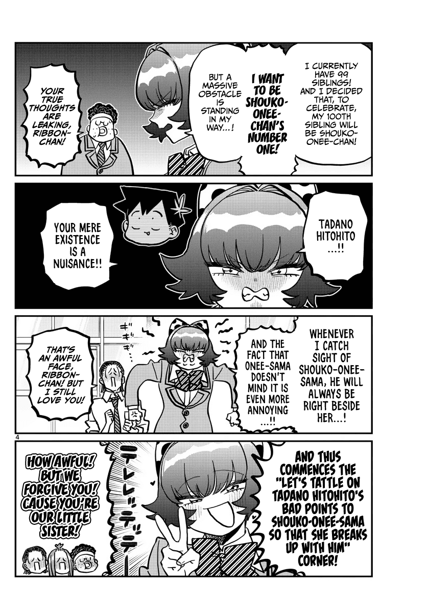 Komi-san wa Komyushou Desu Chapter 359 page 4 - Chapter 359: Ribbon-chan