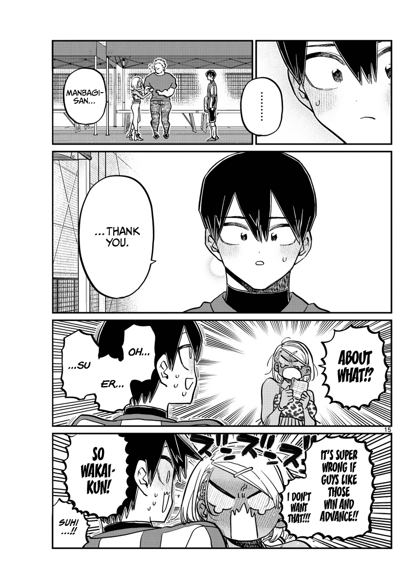 Komi-san wa Komyushou Desu Chapter 360 page 15 - Chapter 360: Cheering