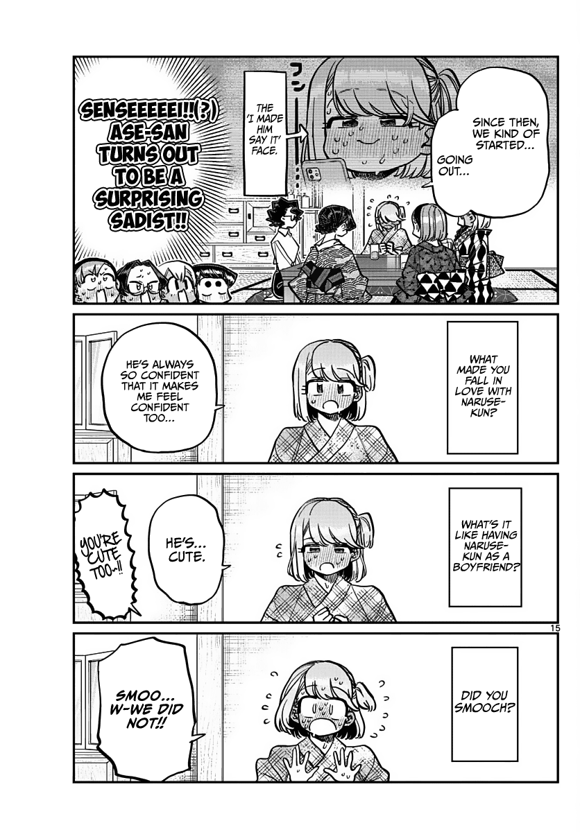 Komi-san wa Komyushou Desu Chapter 361 page 15 - Chapter 361: Ase-san's Girls’ Meet