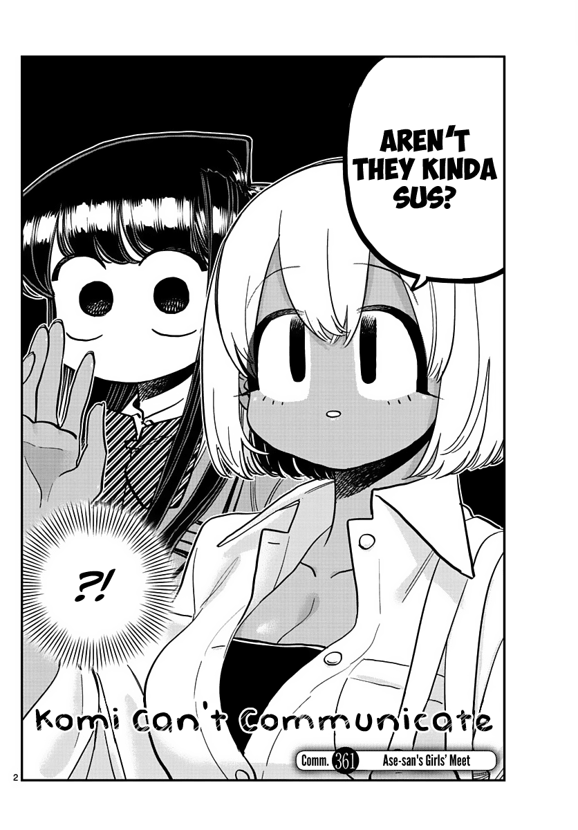 Komi-san wa Komyushou Desu Chapter 361 page 2 - Chapter 361: Ase-san's Girls’ Meet