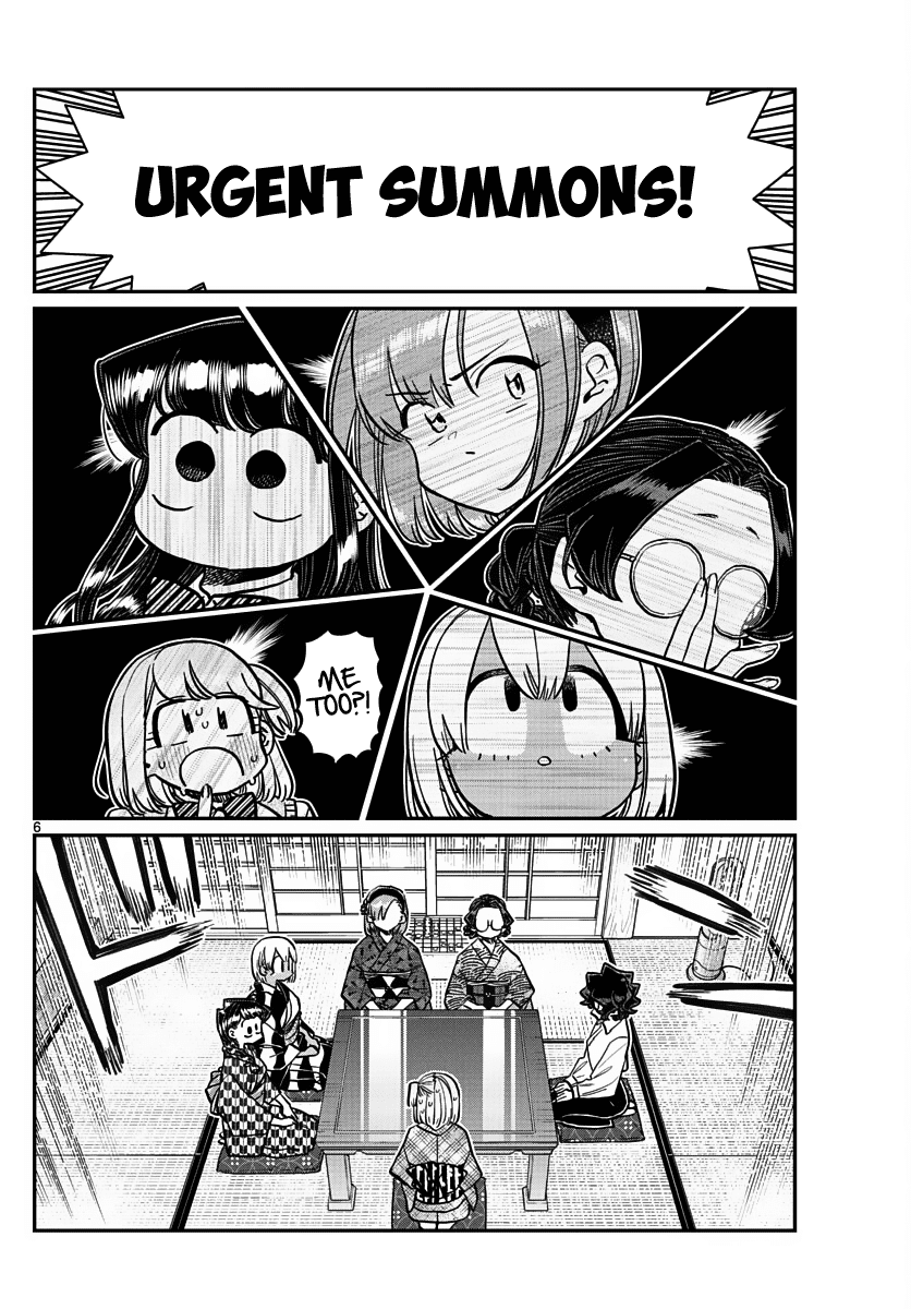 Komi-san wa Komyushou Desu Chapter 361 page 6 - Chapter 361: Ase-san's Girls’ Meet