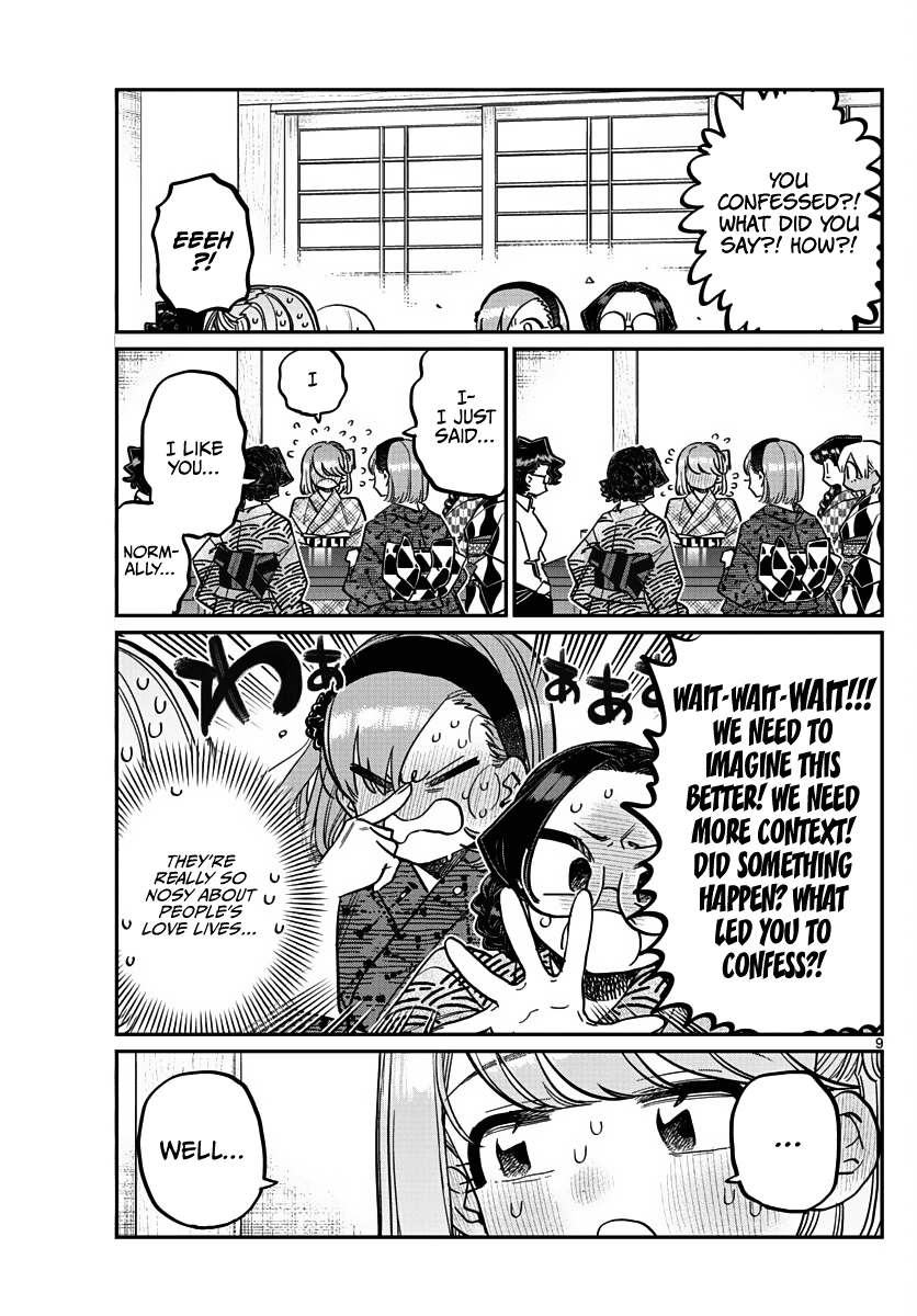 Komi-san wa Komyushou Desu Chapter 361 page 9 - Chapter 361: Ase-san's Girls’ Meet