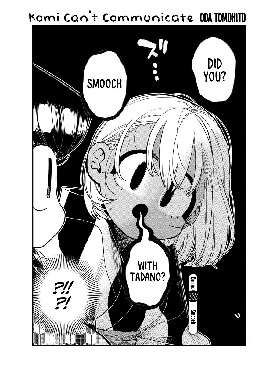 Komi-san wa Komyushou Desu Chapter 362 page 1 - Chapter 362: Smooch