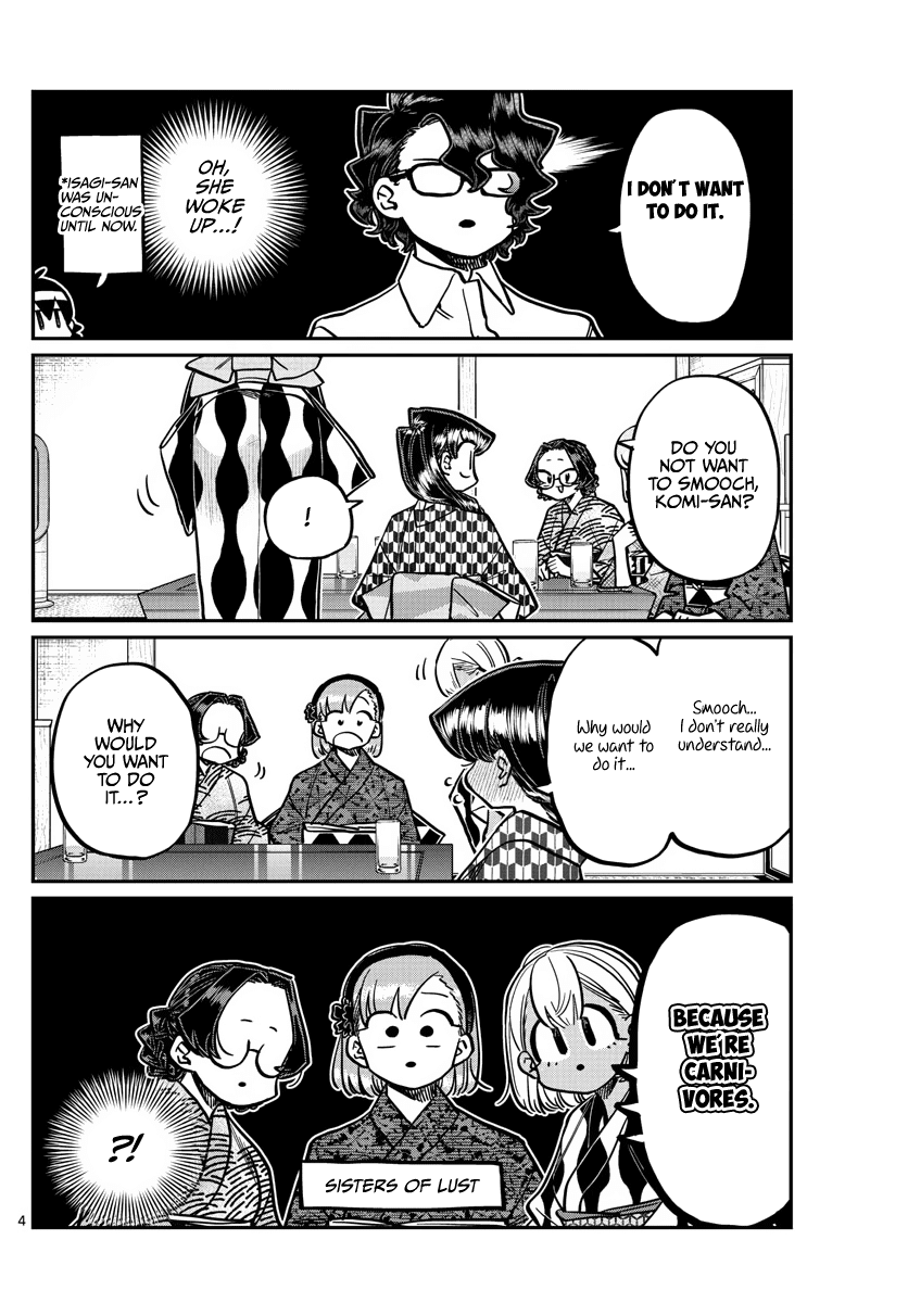 Komi-san wa Komyushou Desu Chapter 362 page 4 - Chapter 362: Smooch