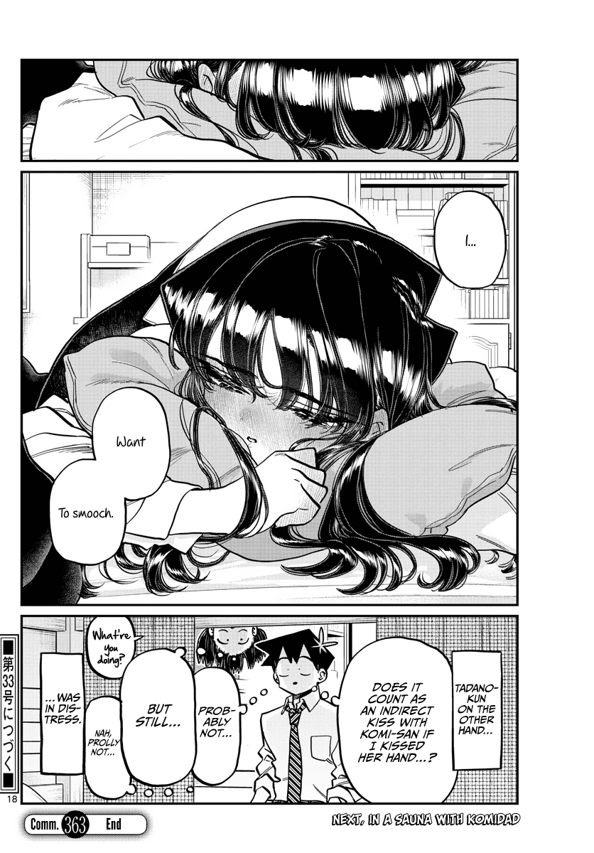 Komi-san wa Komyushou Desu Chapter 363 page 9 - Chapter 363: Smooch (to a reasonable extent)