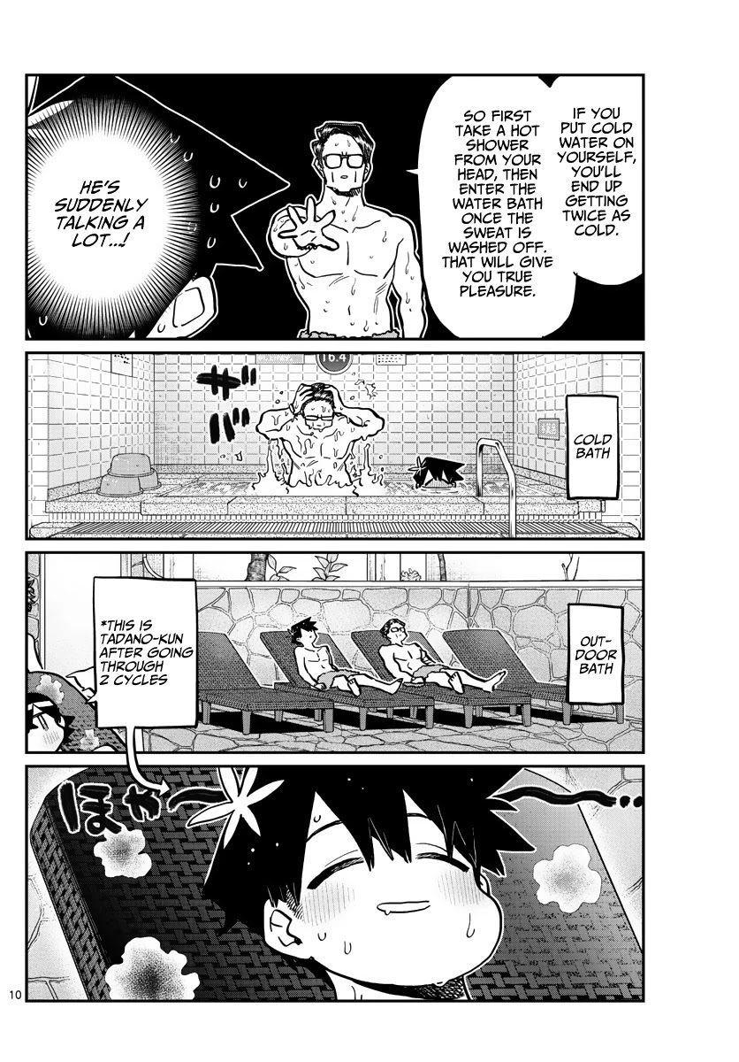 Komi-san wa Komyushou Desu Chapter 364 page 10 - Chapter 364: Sauna