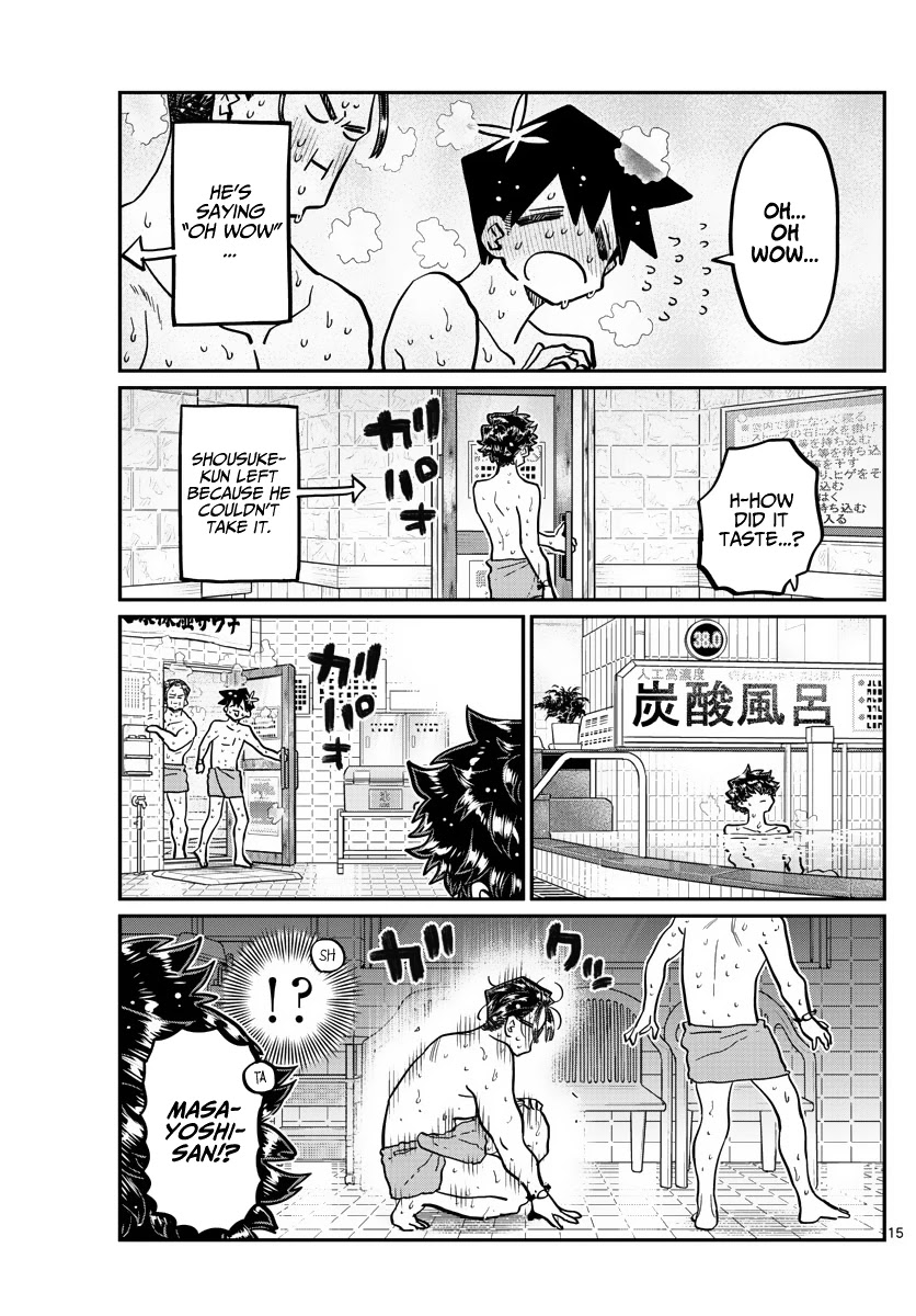 Komi-san wa Komyushou Desu Chapter 364 page 15 - Chapter 364: Sauna