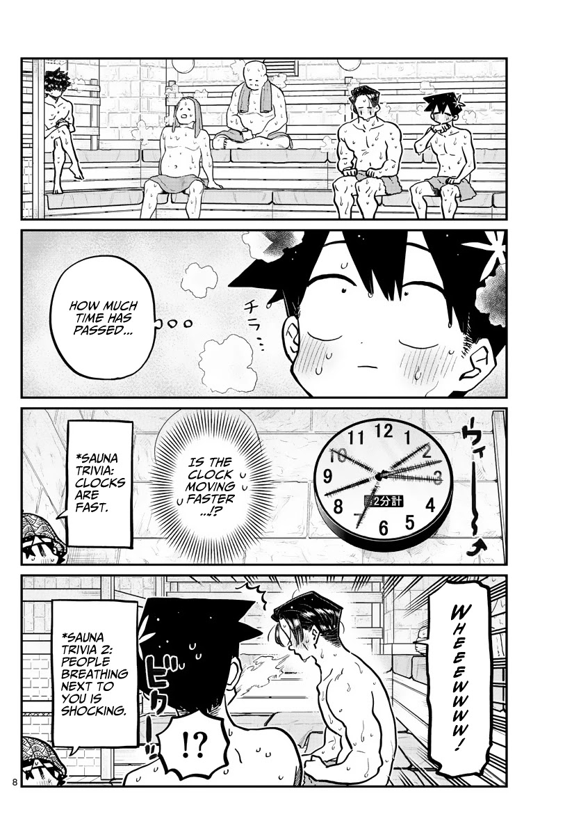 Komi-san wa Komyushou Desu Chapter 364 page 8 - Chapter 364: Sauna