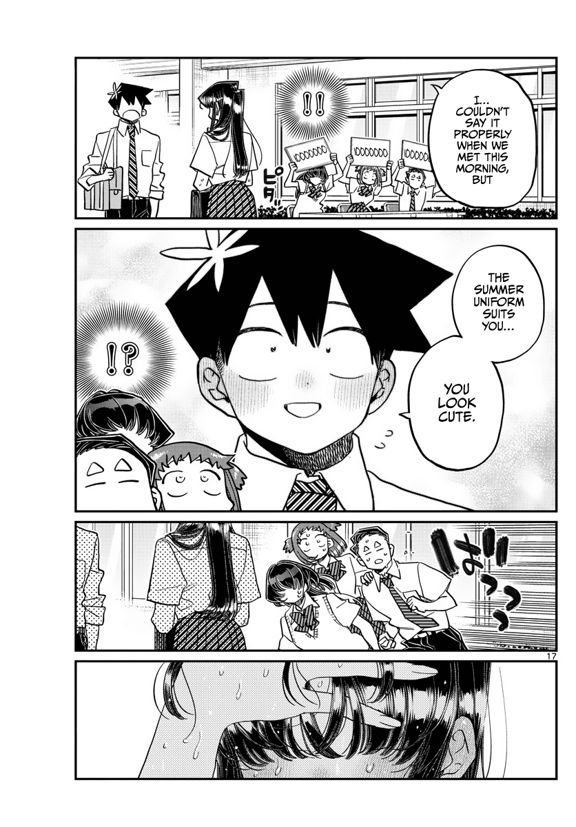 Komi-san wa Komyushou Desu Chapter 366 page 17 - Chapter 366: Summer Uniform Grand Prix