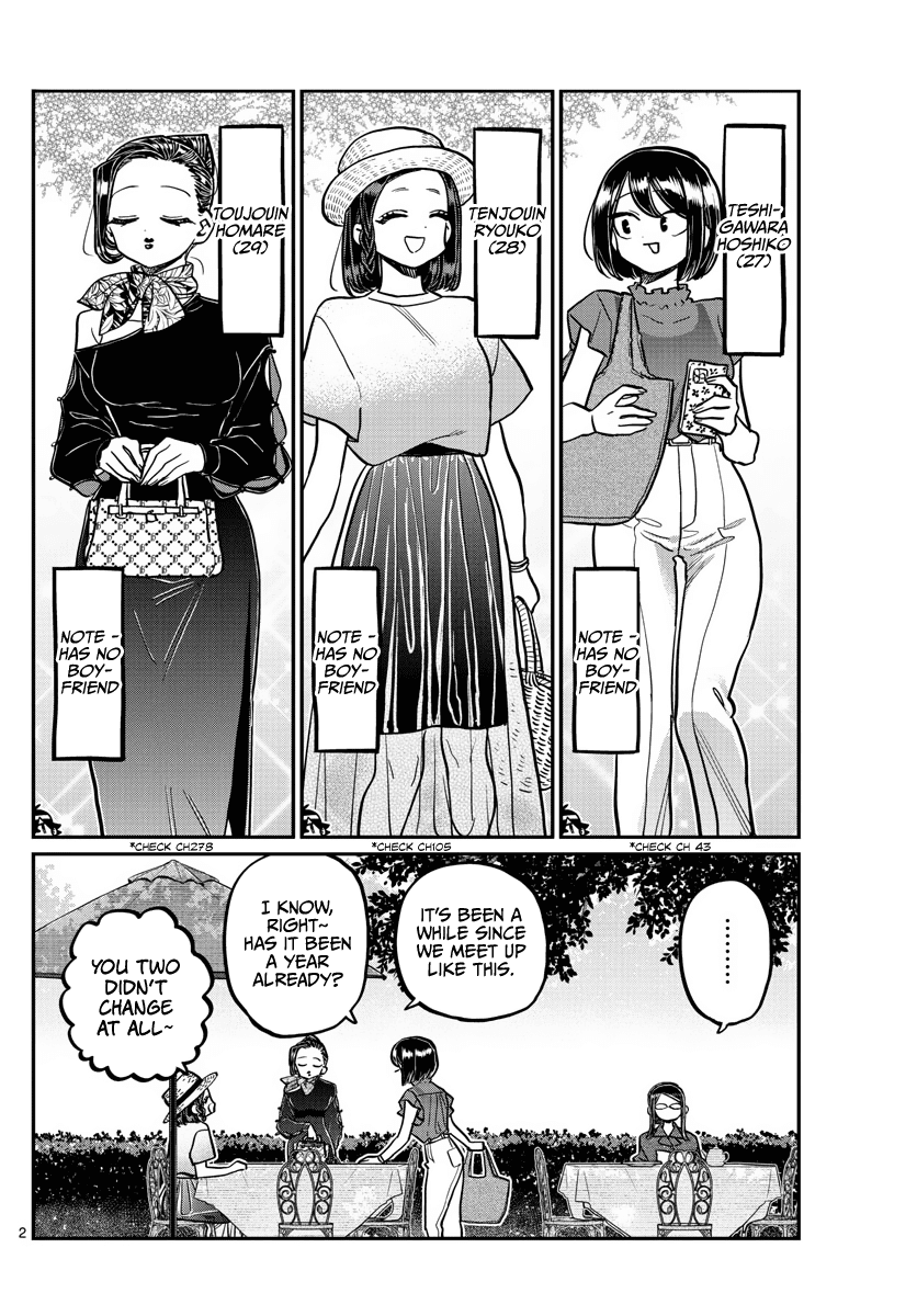 Komi-san wa Komyushou Desu Chapter 367 page 2 - Chapter 367: Young Ladies Meeting