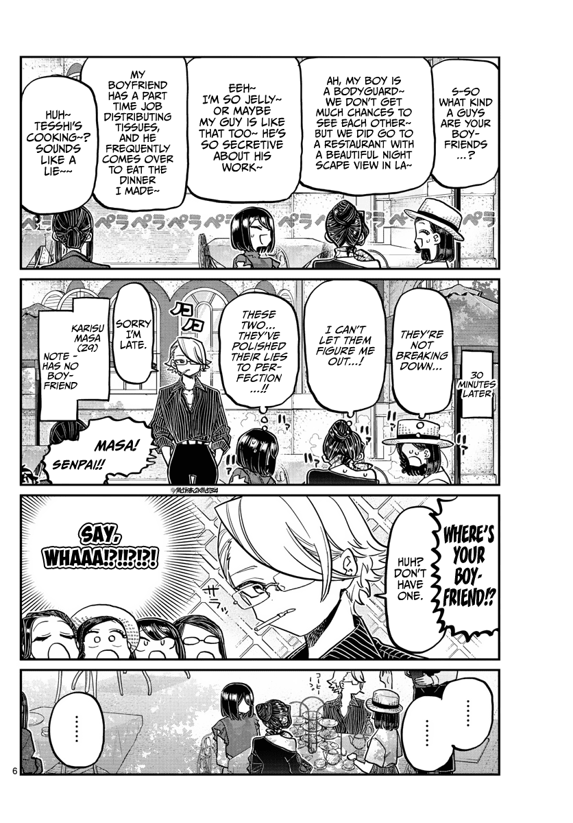 Komi-san wa Komyushou Desu Chapter 367 page 6 - Chapter 367: Young Ladies Meeting