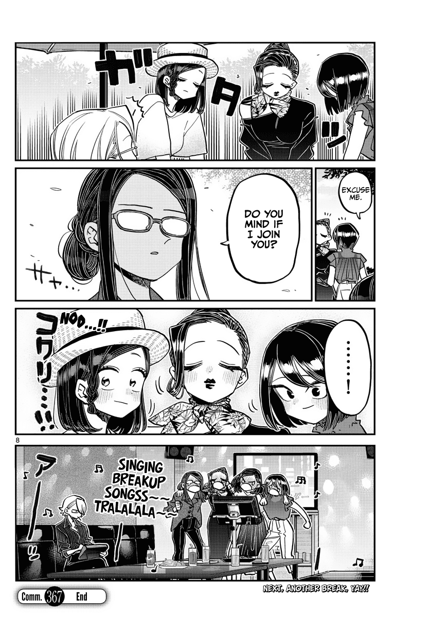 Komi-san wa Komyushou Desu Chapter 367 page 8 - Chapter 367: Young Ladies Meeting