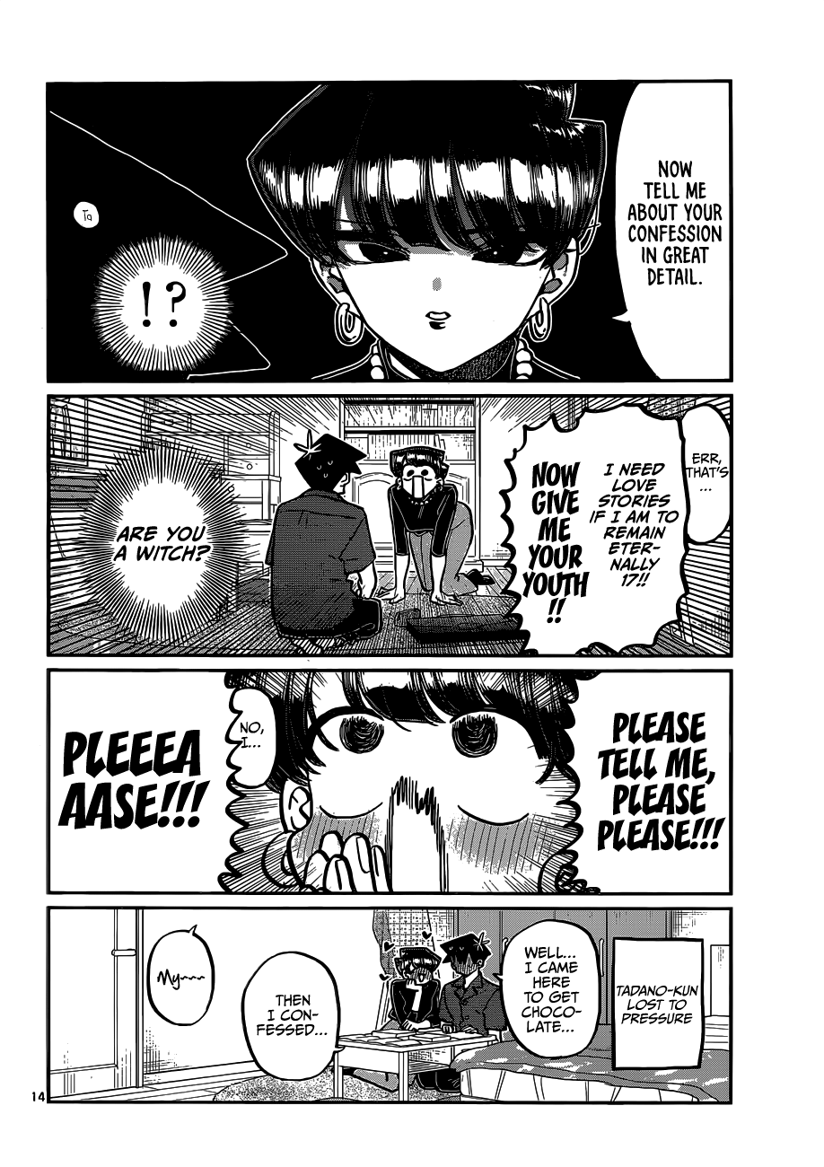 Komi-san wa Komyushou Desu Chapter 373 page 14 - Chapter 373: Studying At Home