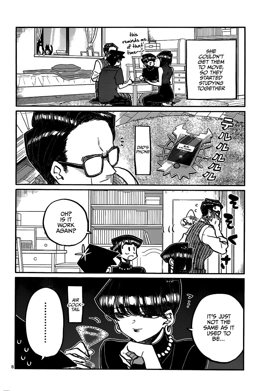 Komi-san wa Komyushou Desu Chapter 373 page 8 - Chapter 373: Studying At Home