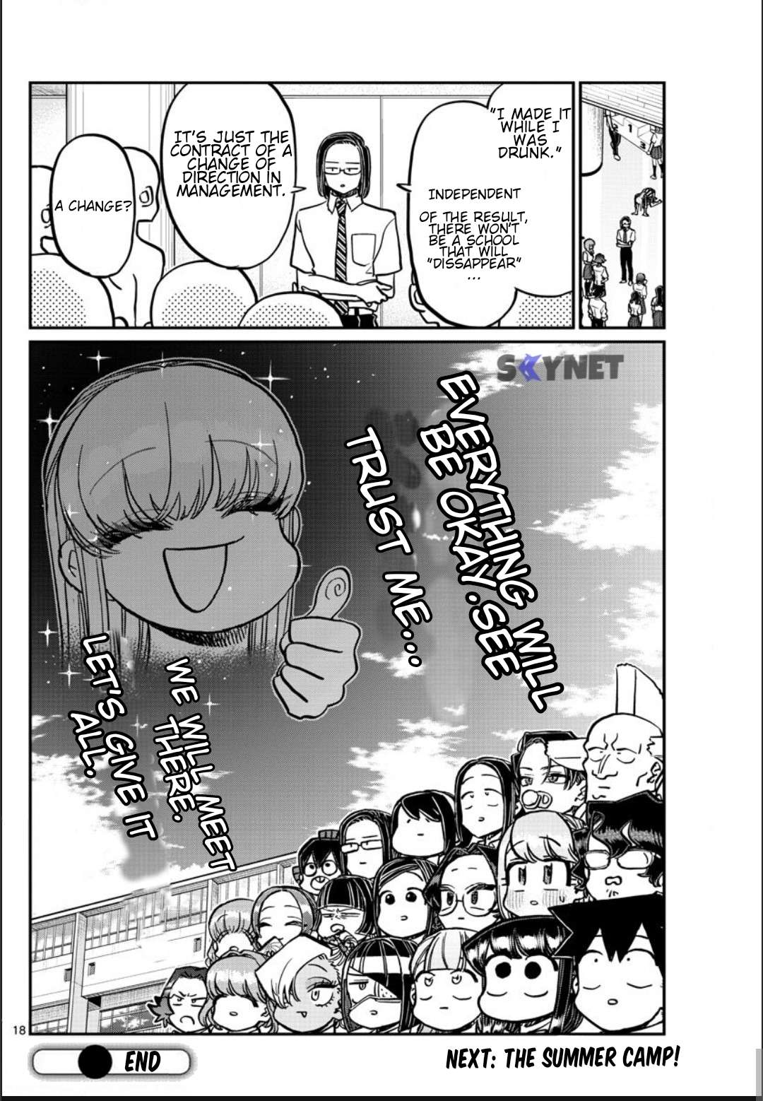 Komi-san wa Komyushou Desu Chapter 376 page 10 - Chapter 376: "Oh... Uh... Okay."