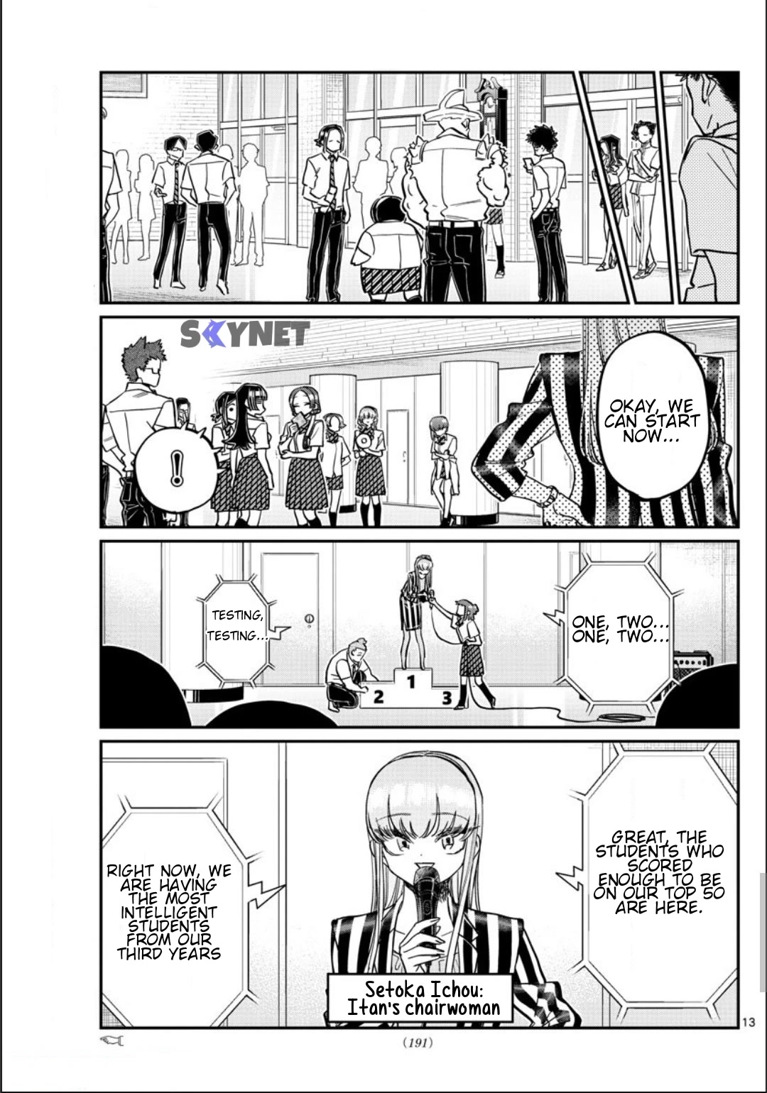 Komi-san wa Komyushou Desu Chapter 376 page 5 - Chapter 376: "Oh... Uh... Okay."
