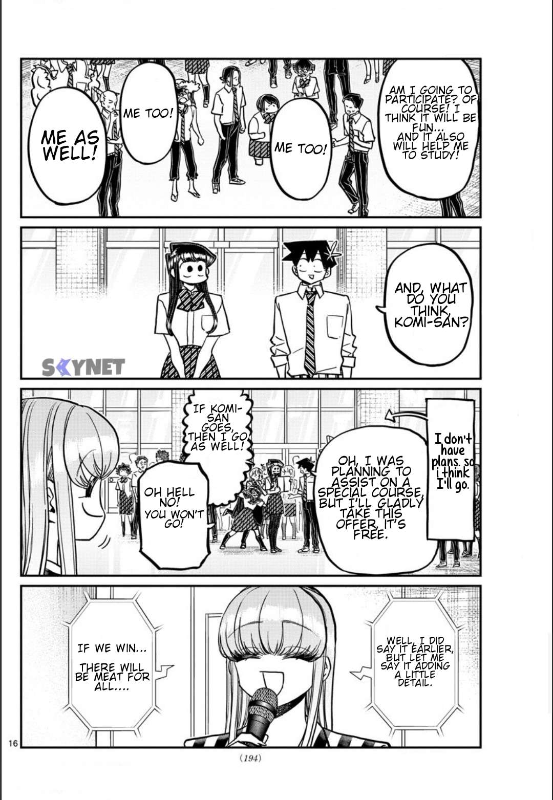 Komi-san wa Komyushou Desu Chapter 376 page 8 - Chapter 376: "Oh... Uh... Okay."