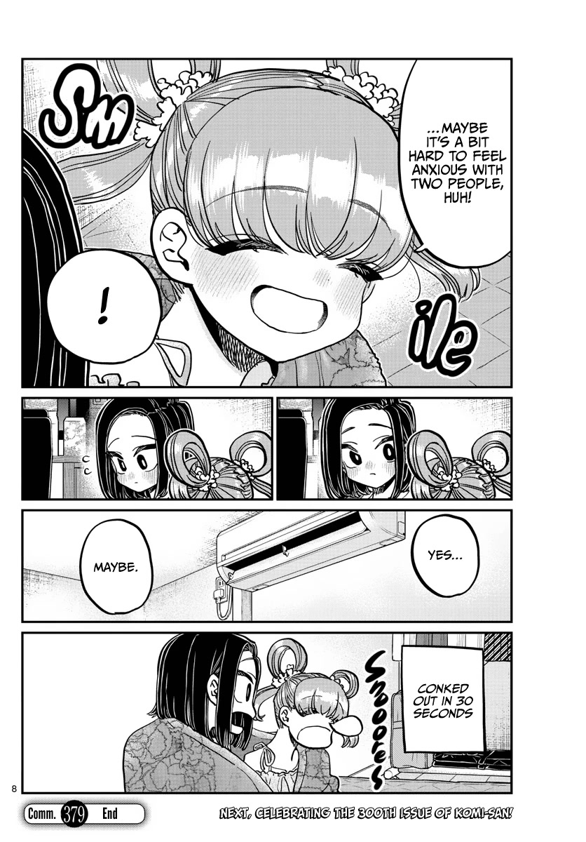 Komi-san wa Komyushou Desu Chapter 379 page 8 - Chapter 379: Komorebi's Summer Vacation