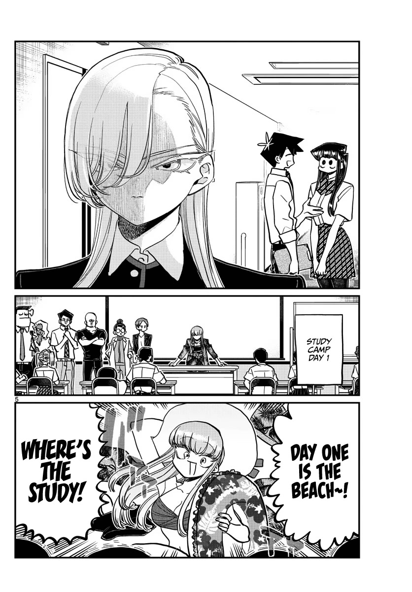 Komi-san wa Komyushou Desu Chapter 380 page 5 - Chapter 380: Study Camp 2