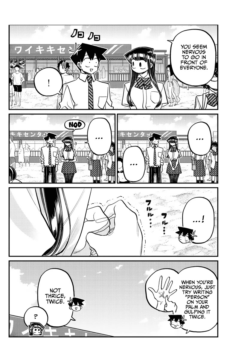 Komi-san wa Komyushou Desu Chapter 386 page 12 - Chapter 386: Final Day of Study Camp