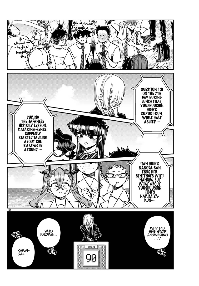 Komi-san wa Komyushou Desu Chapter 388 page 10 - Chapter 388: Final Day of Study Camp 3