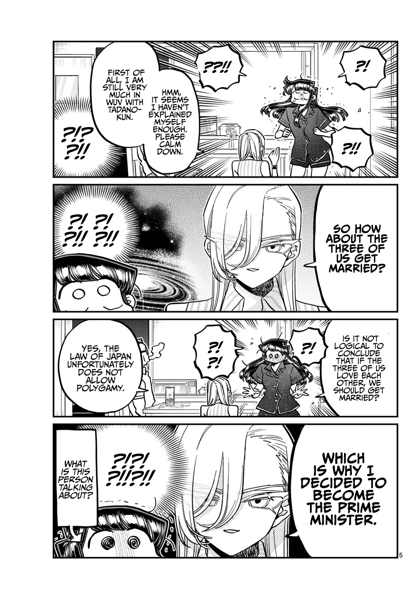 Komi-san wa Komyushou Desu Chapter 392 page 5 - Chapter 392: Kawai-san is
