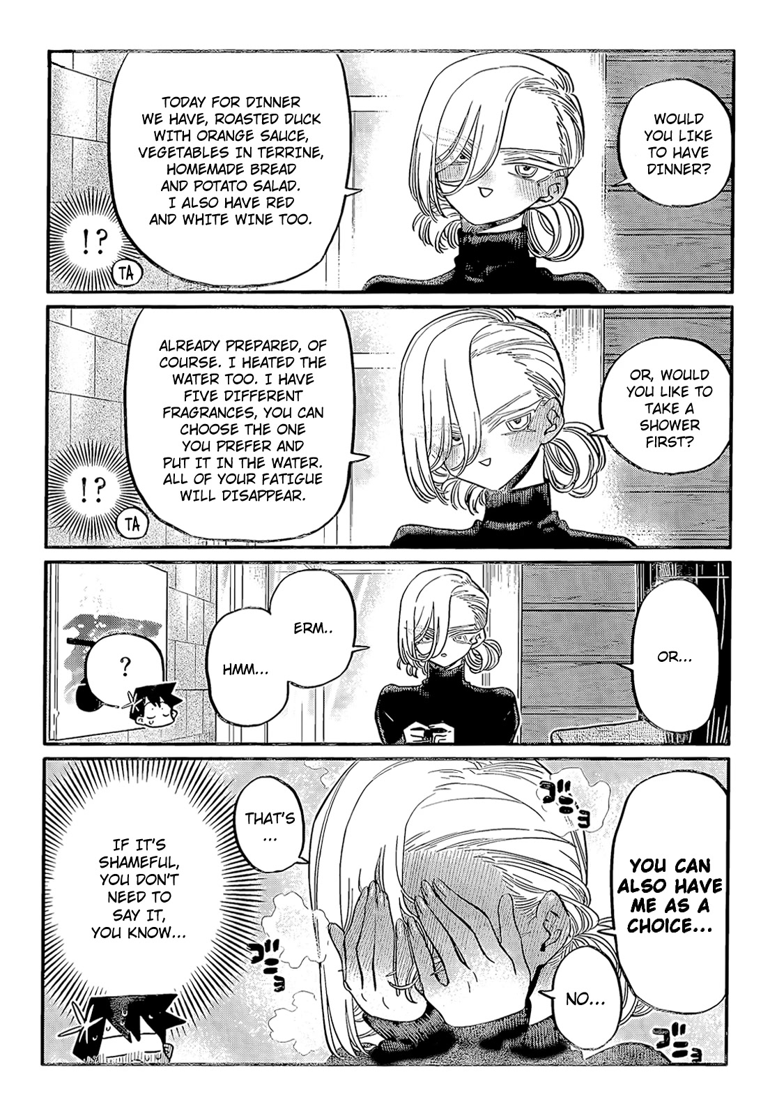 Komi-san wa Komyushou Desu Chapter 393 page 2 - Chapter 393: “The Perks of Marrying Me”, on DVD