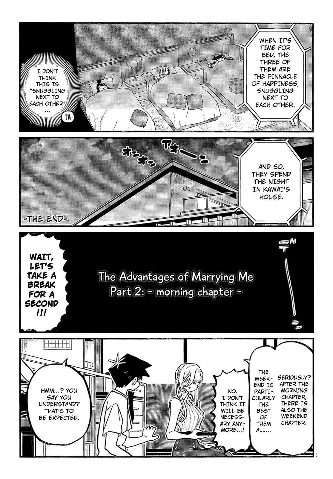 Komi-san wa Komyushou Desu Chapter 393 page 7 - Chapter 393: “The Perks of Marrying Me”, on DVD