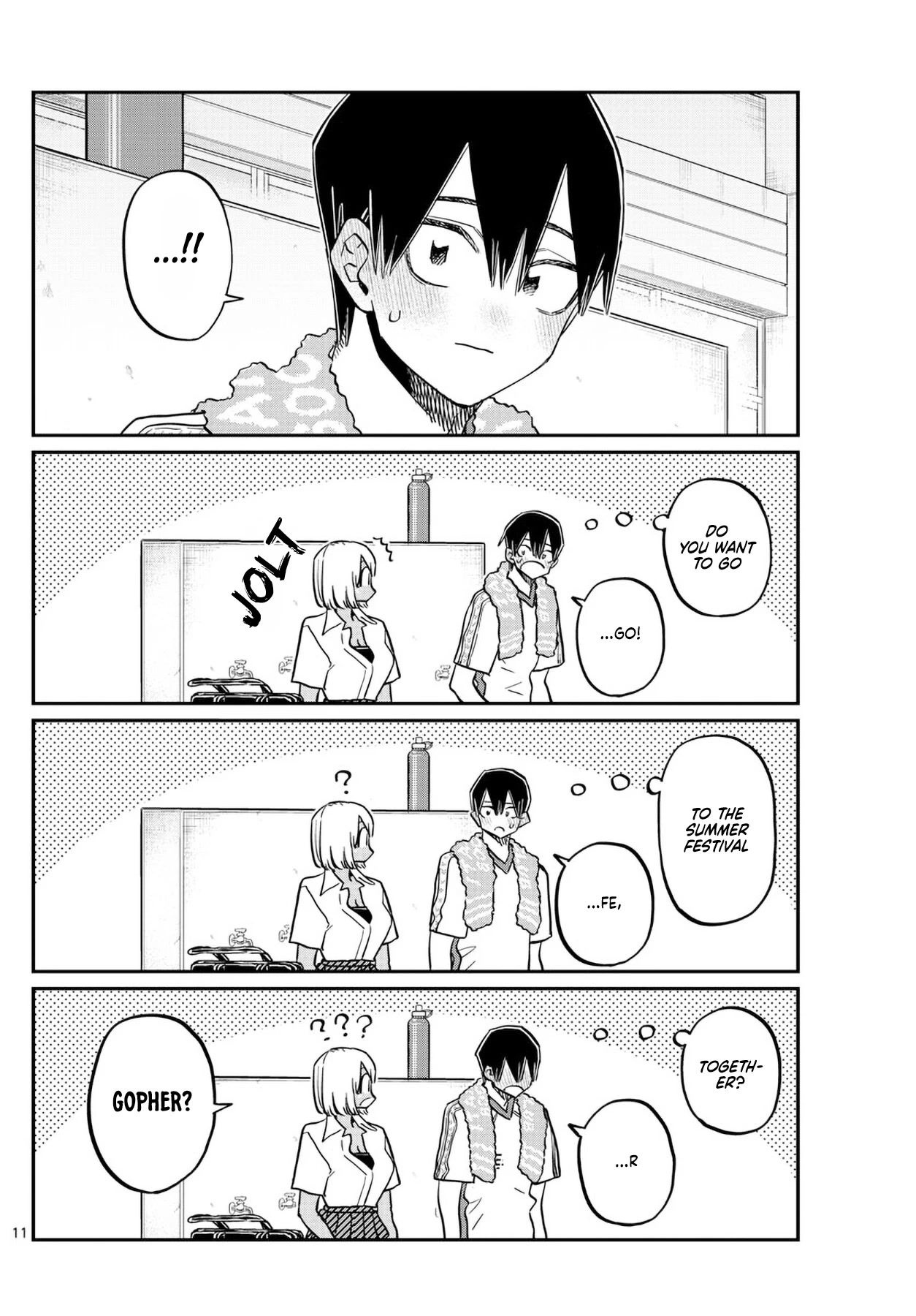 Komi-san wa Komyushou Desu Chapter 397 page 11 - Chapter 397: Haircut