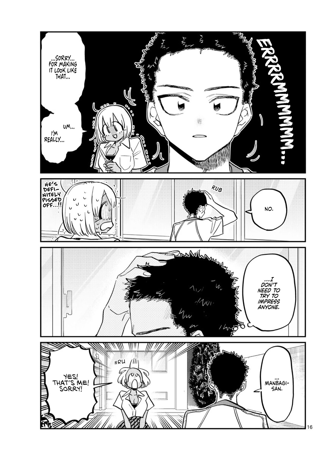 Komi-san wa Komyushou Desu Chapter 397 page 16 - Chapter 397: Haircut