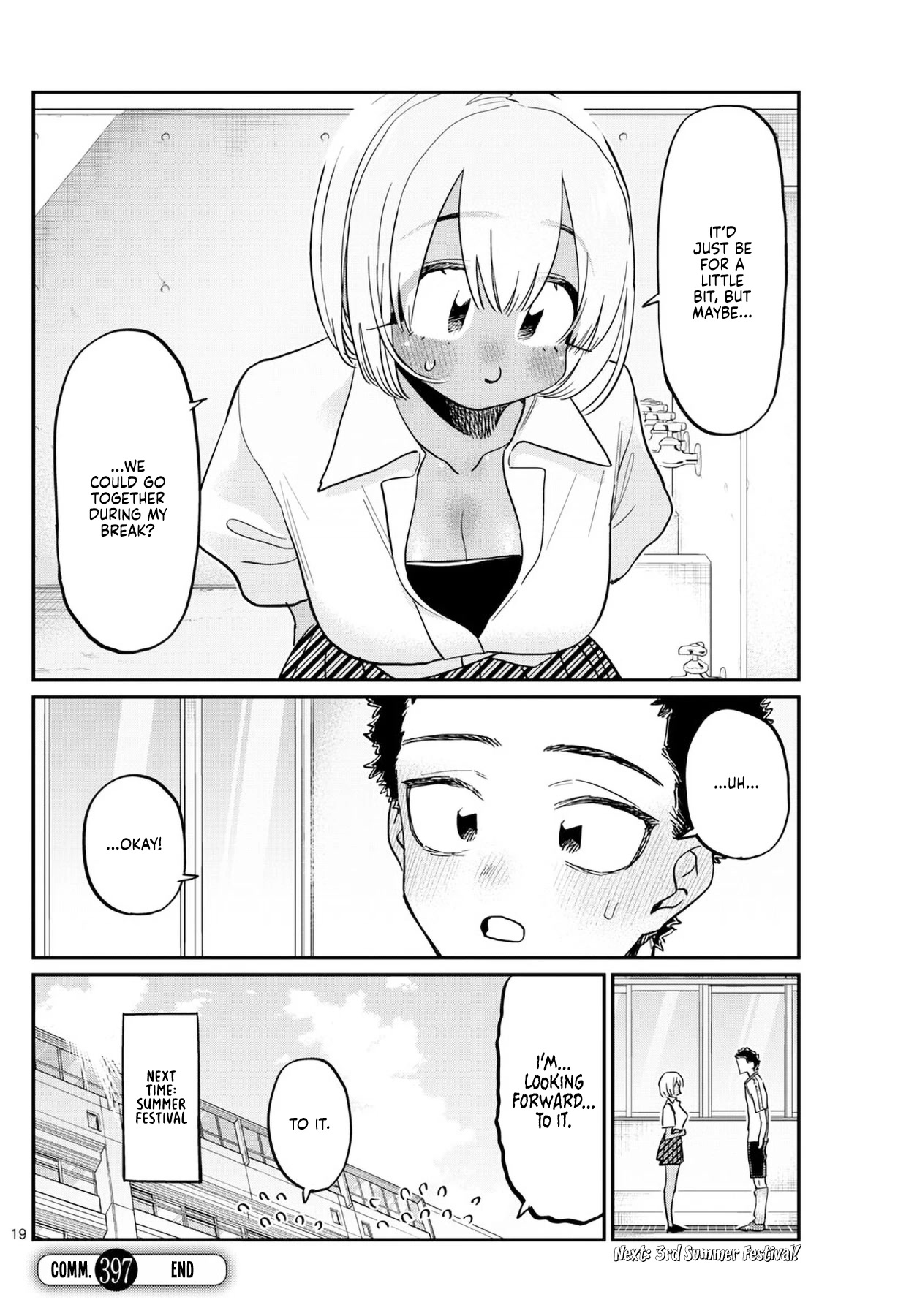 Komi-san wa Komyushou Desu Chapter 397 page 19 - Chapter 397: Haircut