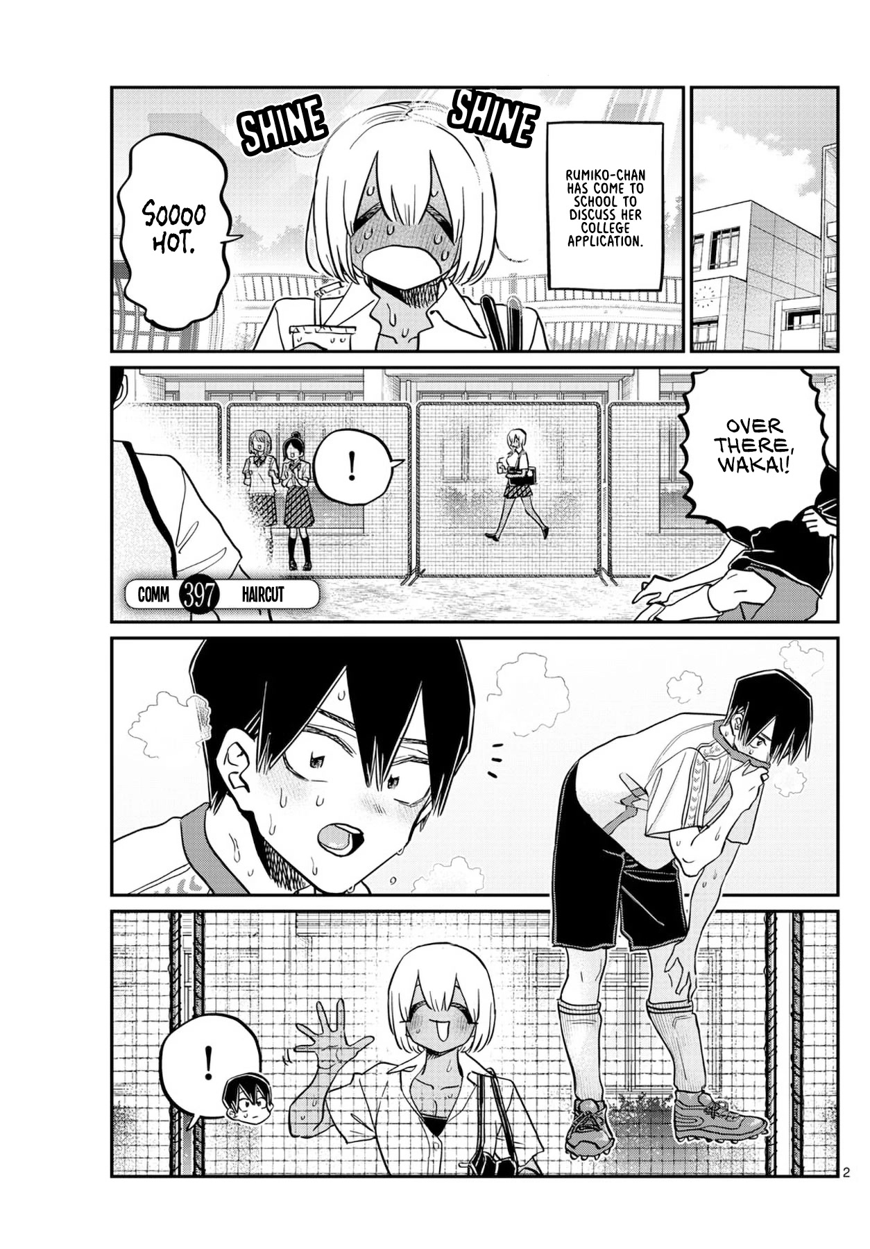 Komi-san wa Komyushou Desu Chapter 397 page 2 - Chapter 397: Haircut